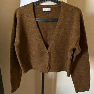 [New] Oak and Fort cropped cardigan